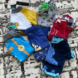 6 sets of 4t PJ’s.   There are several different brands.